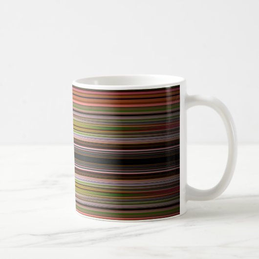 Abstract strempatroon koffiemok (Rechts)