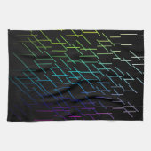 Abstract strepenpatroon theedoek (Horizontaal)