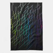 Abstract strepenpatroon theedoek (Verticaal)