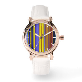 Abstract Stripes Design 1 Horloge