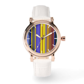 Abstract Stripes Design 1 Horloge