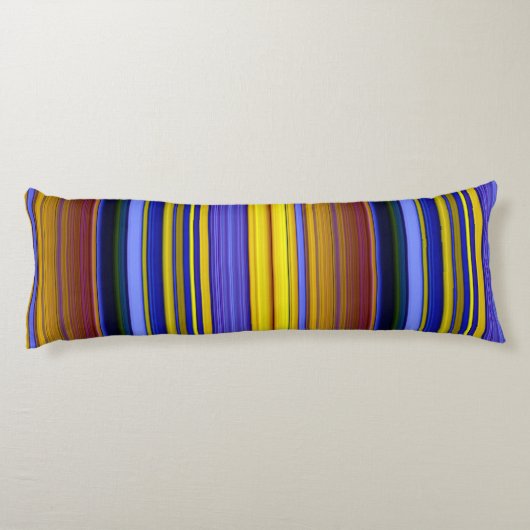 Abstract Stripes Design 1 Lichaamskussen (Achterkant)