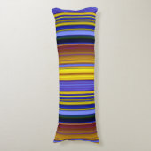 Abstract Stripes Design 1 Lichaamskussen (Voorkant Verticaal)