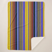 Abstract Stripes Design 1 Sherpa Deken (Voorkant)