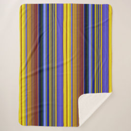 Abstract Stripes Design 1 Sherpa Deken