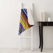 Abstract Stripes Design 1 Sherpa Deken (In situ)
