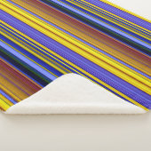 Abstract Stripes Design 1 Sherpa Deken (3/4)