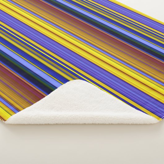 Abstract Stripes Design 1 Sherpa Deken (3/4)