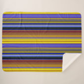 Abstract Stripes Design 1 Sherpa Deken (Voorkant (horizontaal))