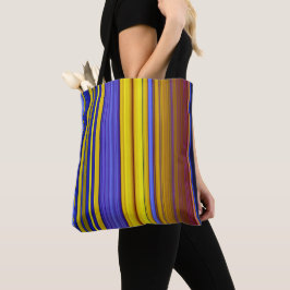 Abstract Stripes Design 1 Tote Bag