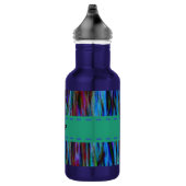 Abstract Stripes Design Waterfles (Rechts)