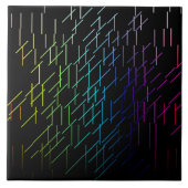 Abstract Stripes-patroon Tegeltje (Voorkant)