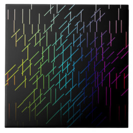 Abstract Stripes-patroon Tegeltje