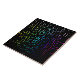 Abstract Stripes-patroon Tegeltje
