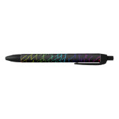 Abstract Stripes-patroon Zwarte Inkt Pen (Bodem)