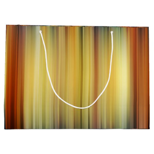 Abstract Stripes Spectrum Background Blue Gold Groot Cadeauzakje (Achterkant)