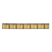 Abstract Stripes Spectrum Background Blue Gold Satijnen Lint (Voorkant)