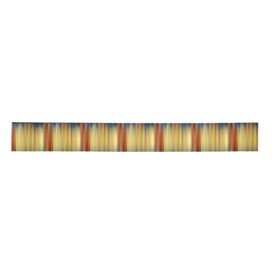 Abstract Stripes Spectrum Background Blue Gold Satijnen Lint (Voorkant)