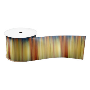 Abstract Stripes Spectrum Background Blue Gold Satijnen Lint