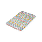 Abstract Stripes - Verticaal patroon Badmat (Gekanteld)