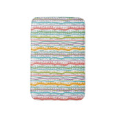 Abstract Stripes - Verticaal patroon Badmat (Voorkant Verticaal)