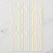 Abstract Stripes - Verticaal patroon Briefpapier (Voorkant)