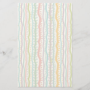 Abstract Stripes - Verticaal patroon Briefpapier