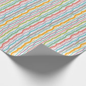 Abstract Stripes - Verticaal patroon Cadeaupapier (Hoek)