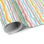 Abstract Stripes - Verticaal patroon Cadeaupapier (Rol Hoek)