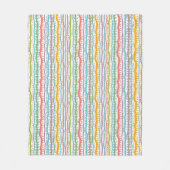 Abstract Stripes - Verticaal patroon Fleece Deken (Voorkant)