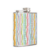 Abstract Stripes - Verticaal patroon Heupfles (Rechts)