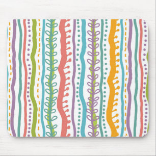 Abstract Stripes - Verticaal patroon Muismat