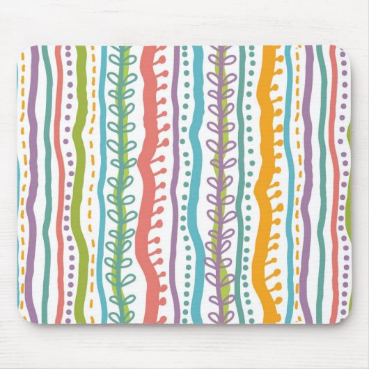 Abstract Stripes - Verticaal patroon Muismat (Voorkant)