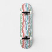 Abstract Stripes - Verticaal patroon Persoonlijk Skateboard (Voorkant)