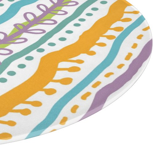 Abstract Stripes - Verticaal patroon Snijplank (Hoek)