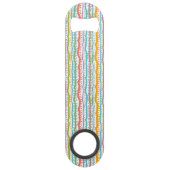 Abstract Stripes - Verticaal patroon Speed Flessenopener (Achterkant)