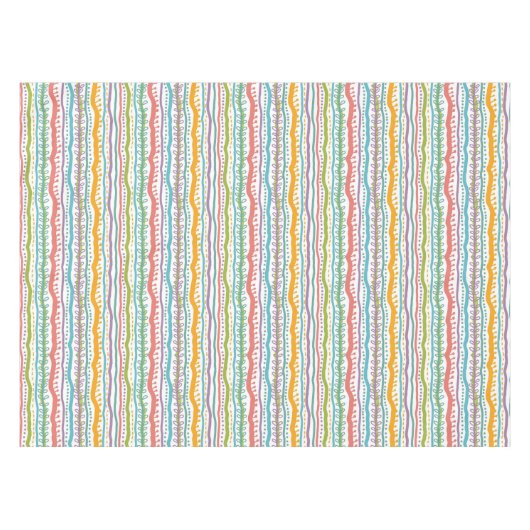 Abstract Stripes - Verticaal patroon Tafelkleed (Voorkant (Horizontaal))