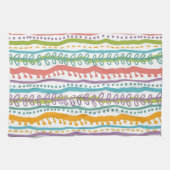 Abstract Stripes - Verticaal patroon Theedoek (Horizontaal)