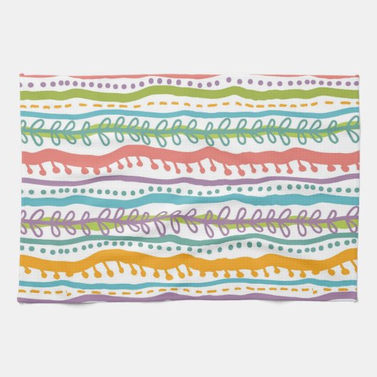 Abstract Stripes - Verticaal patroon Theedoek (Horizontaal)