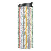 Abstract Stripes - Verticaal patroon Thermosbeker (Gedraaid links)