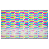 Abstract Strips Patroon - Kleuren 02 op wit Stof (Fat Quarter)