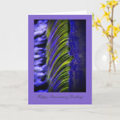 Abstract stromend water, Happy Anniversay Darling Kaart (Gele Bloem)