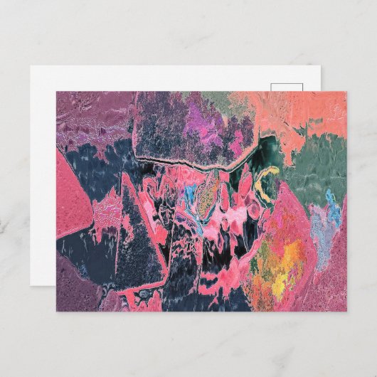 ABSTRACT STROOMWATER BRIEFKAART (Voorkant / Achterkant)