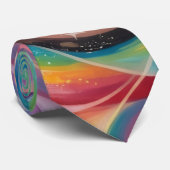 Abstract Stropdas (Opgerold)