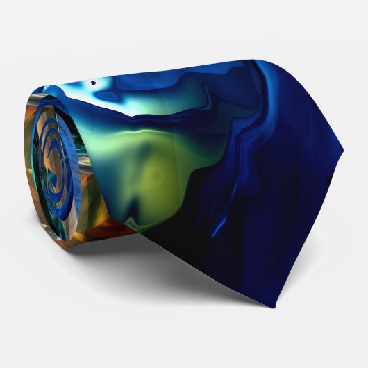 Abstract Stropdas (Opgerold)