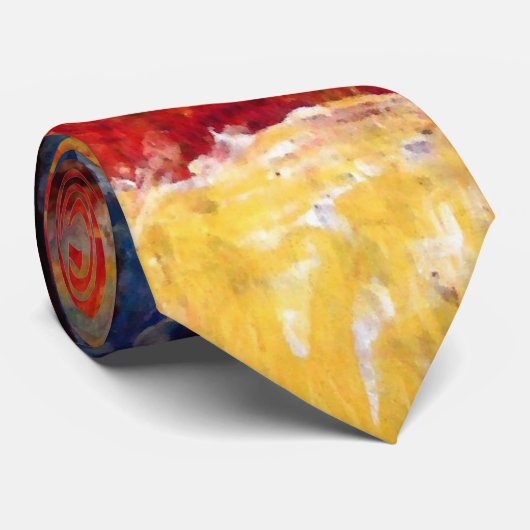 Abstract Stropdas (Opgerold)