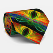 Abstract Stropdas (Opgerold)