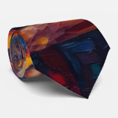 Abstract Stropdas (Opgerold)