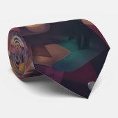 Abstract Stropdas (Opgerold)