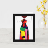 abstract Stropdas Kaart door Alicia L. McDaniel (Gele Bloem)